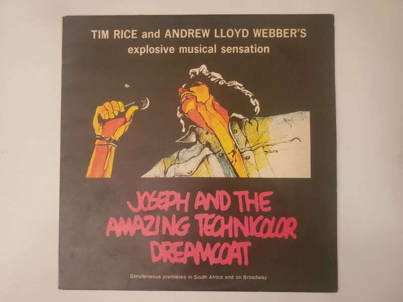 Tim Rice and Andrew Lloyd Webber Joseph and the Amazing Technicolor Dreamcoat vinyl record